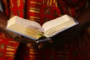 Bible reading, Lome, Togo, Wes t Africa, Africa