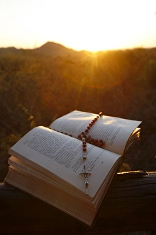Objects Prints: Bible and rosary, Madikwe, South Africa, Africa