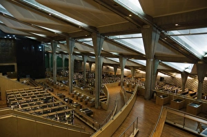 Images Dated 27th January 2008: Bibliotheca Alexandrina (Alexandria Library), Alexandria, Egypt, North Africa, Africa