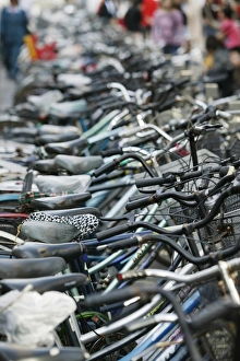 Peking Prints: Bicycles, Beijing (Peking), China, Asia