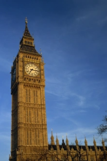 Clock Prints: Big Ben, Houses of Parliament, Westminster, UNESCO World Heritage Site
