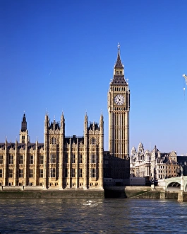 Big Ben and the Houses of Parliament, Westminster, London, England, United Kingdom