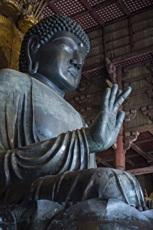 Kansai Prints: Big Buddha statue, Daibutsuden (Big Buddha Hall)