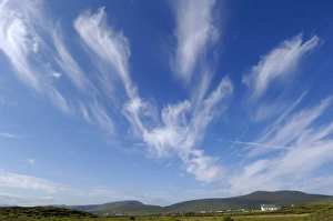 County Mayo Prints: Big sky over Achill Island near Cashel