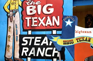Restaurant Prints: Big Texan Steak Ranch
