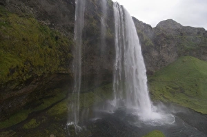 Images Dated 5th June 2009: Big waterfall of Seljandsfoss, Iceland, Polar Regions
