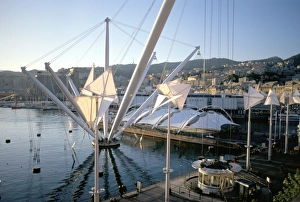 Old Port Prints: Bigo (Crane) by Renzo Piano