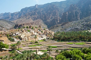 Oasis Prints: Bilad Sayt village, edge of Wadi Bani Awf