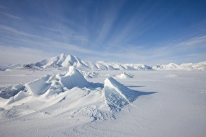 Spitzbergen Prints: Billefjord, Svalbard, Spitzbergen, Arctic, Norway, Scandinavia, Europe