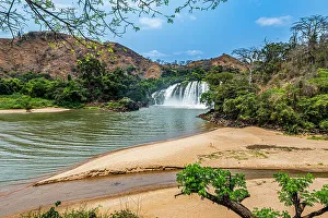 Purity Prints: Binga waterfalls, Kwanza Sul, Angola, Africa