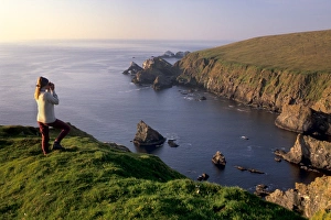 Shetland Prints: Birdwatching on cliffs of Hermaness Nature Reserve