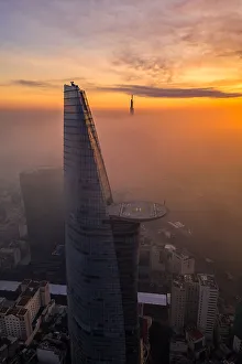 High Rises Prints: Bitexco and Landmark 81, Ho Chi Minh City, Vietnam, Indochina, Southeast Asia, Asia