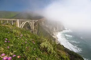 Images Dated 5th May 2009: Bixby Bridge, Highway 1, California, United States of America, North America