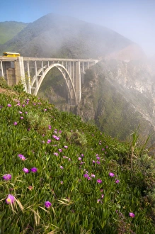 Images Dated 5th May 2009: Bixby Bridge, Highway 1, California, United States of America, North America