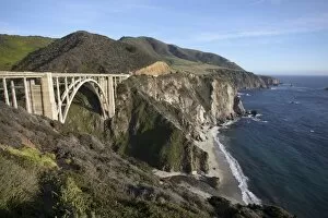 Images Dated 17th April 2009: Bixby Bridge, along Highway 1 north of Big Sur, California, United States of America