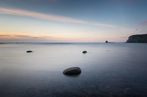 Saltwick Bay Prints: Black Nab, Saltwick Bay, Yorkshire, England, United Kingdom, Europe