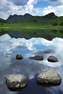 Stones Prints: Blea Tarn and Langdale Pikes, Lake District National Park