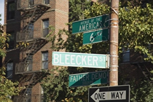 Street Sign Prints: Bleecker Street