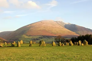 Cumbria Prints: Blencathra from Castlerigg Stone Circle