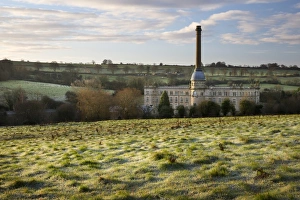 Industrial Prints: Bliss Mill on frosty morning, Chipping Norton