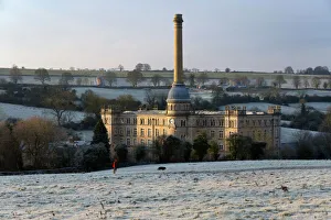 Typically British Prints: Bliss Mill in morning frost, Chipping Norton