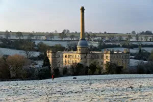 19th Century Gallery: Bliss Mill in morning frost, Chipping Norton, Cotswolds, Oxfordshire, England, United Kingdom