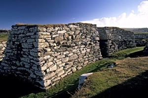 Lerwick Prints: The blockhouse guarding the entrance