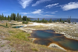 Standing Water Prints: Blue Funnel spring, West Thumb Geyser Basin