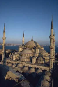 Blue Mosque Prints: Blue Mosque at dusk