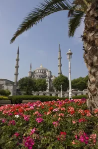 Sultanahmet Square Prints: Blue Mosque from Sultanahmet Square, Istanbul, Turkey, Europe