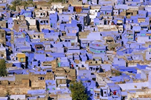 Images Dated 2nd August 2008: The blue town of Jodhpur