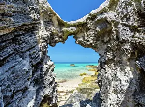 Natural Arch Prints: Blue and turquoise Sargasso Sea
