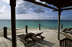 Leeward Island Prints: Blue Water Beach Hotel
