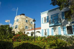 Charlotte Amalie Prints: Bluebirds Castle, Charlotte Amalie, capital of St. Thomas, US Virgin Islands, West Indies