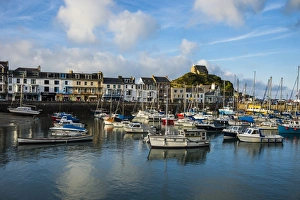 Boat harbour of Ifracombe, North Devon, England, United Kingdom, Europe