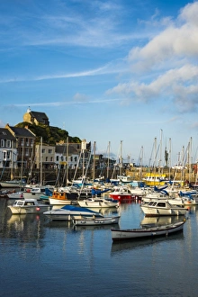 Boat harbour of Ifracombe, North Devon, England, United Kingdom, Europe