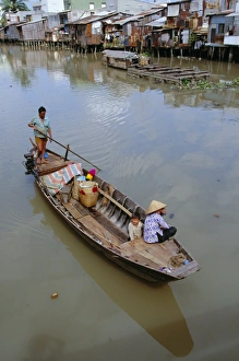 Boat on the Kinh Ben Nghe