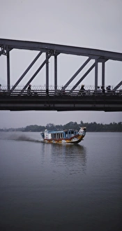 Perfume River Prints: Boat on Perfume River, Hue, Vietnam, Indochina, Southeast Asia, Asia