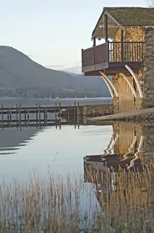The Boathouse, Lake Ullswater, Lake District National Park, Cumbria, England