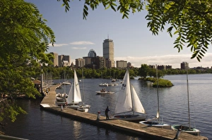 Jetties Prints: Boating on the Charles River