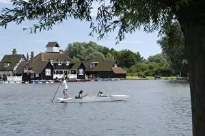 Images Dated 13th July 2007: Boating lake at Thorpeness, Suffolk, England, United Kingdom, Europe