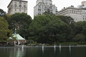 Central Park Prints: The boating pond