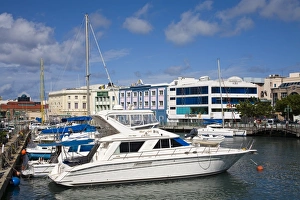 Bridgetown Prints: Boats at the Careenage, Bridgetown, Barbados, West Indies, Caribbean, Central America