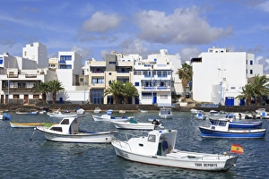 Canaries Prints: Boats in Charco de San Gines, Arrecife