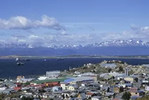 Images Dated 23rd September 2008: Boats float in the Beagle Channel, the capital of Tierra del Fuego province