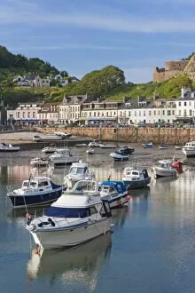Images Dated 3rd June 2009: Boats in Gorey harbour, Jersey, Channel Islands, United Kingdom, Europe