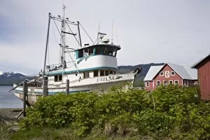 Images Dated 27th May 2010: Boats at Icy Strait Point Cannery Museum, Hoonah City, Chichagof Island