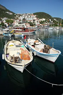 Fishermen Prints: Boats, Kas Marina, Kas, Antalya, Turkey