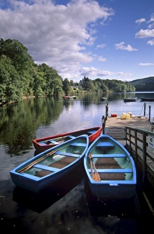 Boats and lake