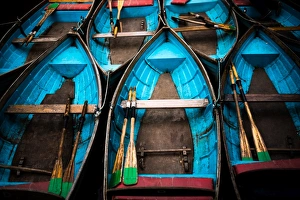 Order Prints: Boats in Oxford, Oxfordshire, England, United Kingdom, Europe